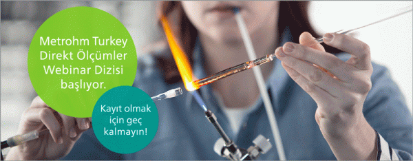 Metrohm Turkey Direkt Ölçümler Webinar Dizisi Başlıyor