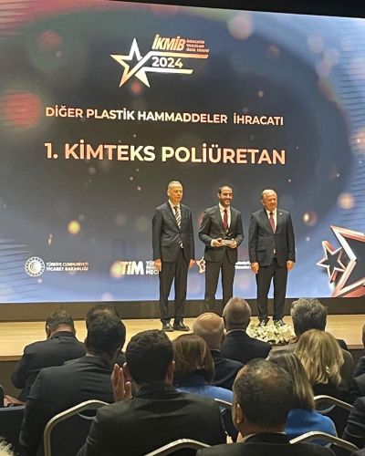 KİMPUR İKMİB İHRACATIN YILDIZLARI TÖRENİ’NDE BİRİNCİLİK ÖDÜLÜNÜ ALDI!